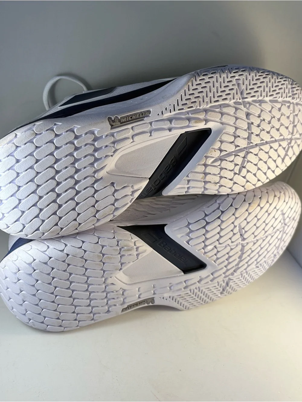 NEW Babolat Men’s 11 Propulse Fury 3 All Court Tennis Shoes‎ White/Blue Comfort
